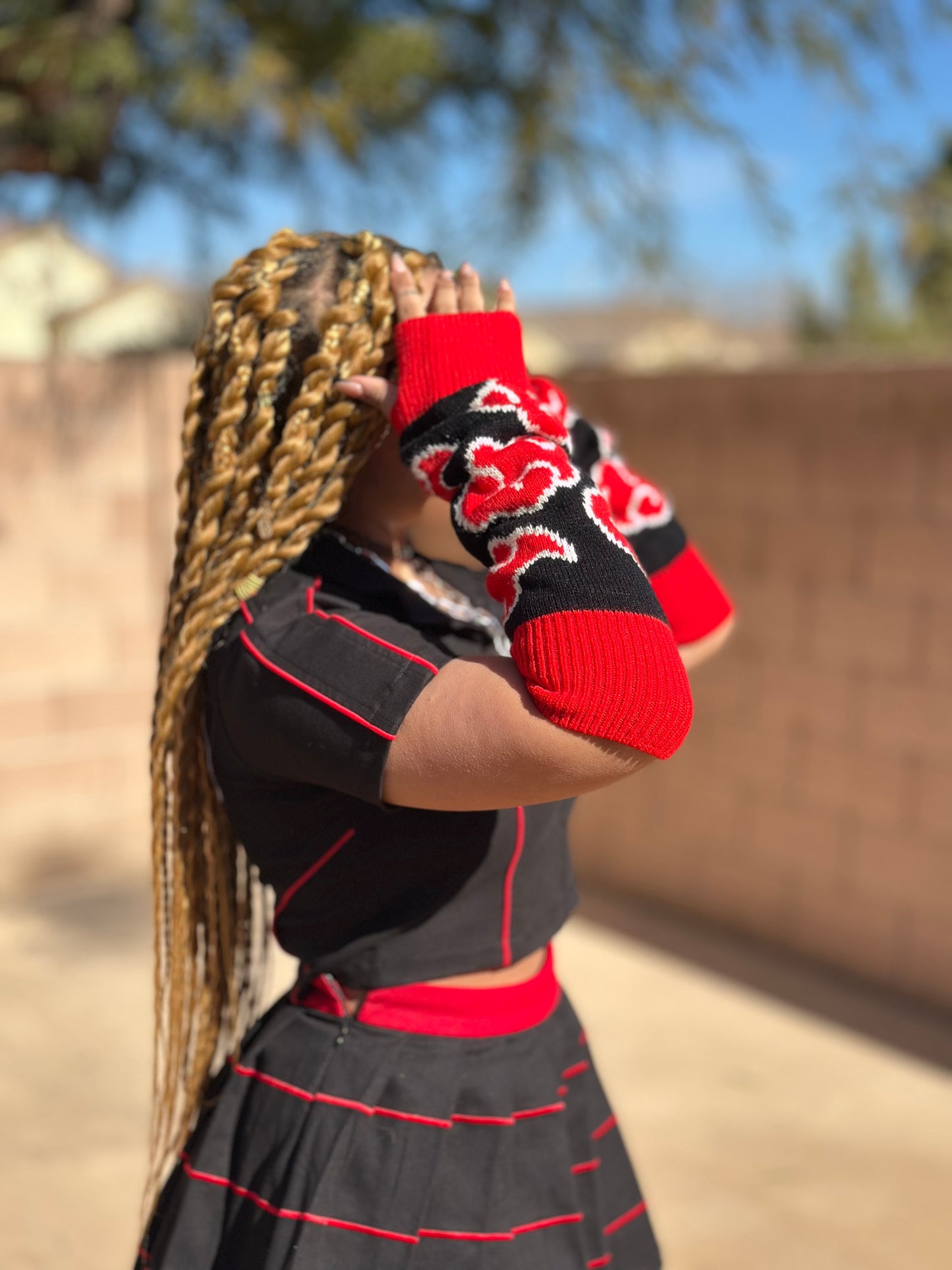 Red Cloud Arm Warmers!