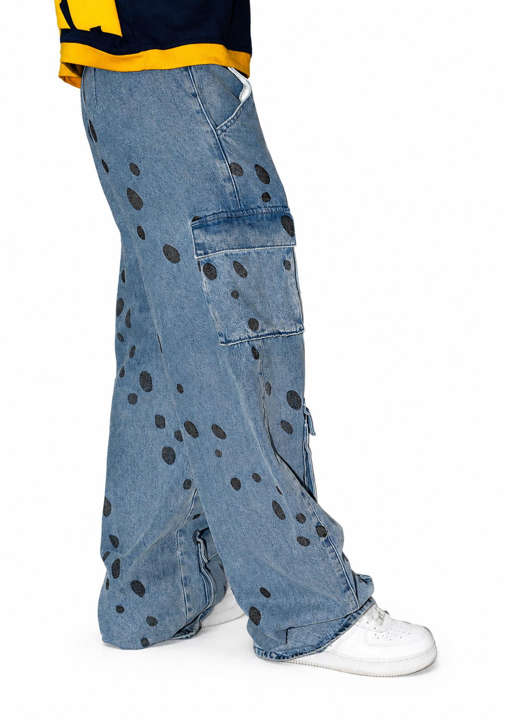 Blue Cargo Pants