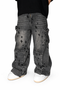 Grey Cargo Pants