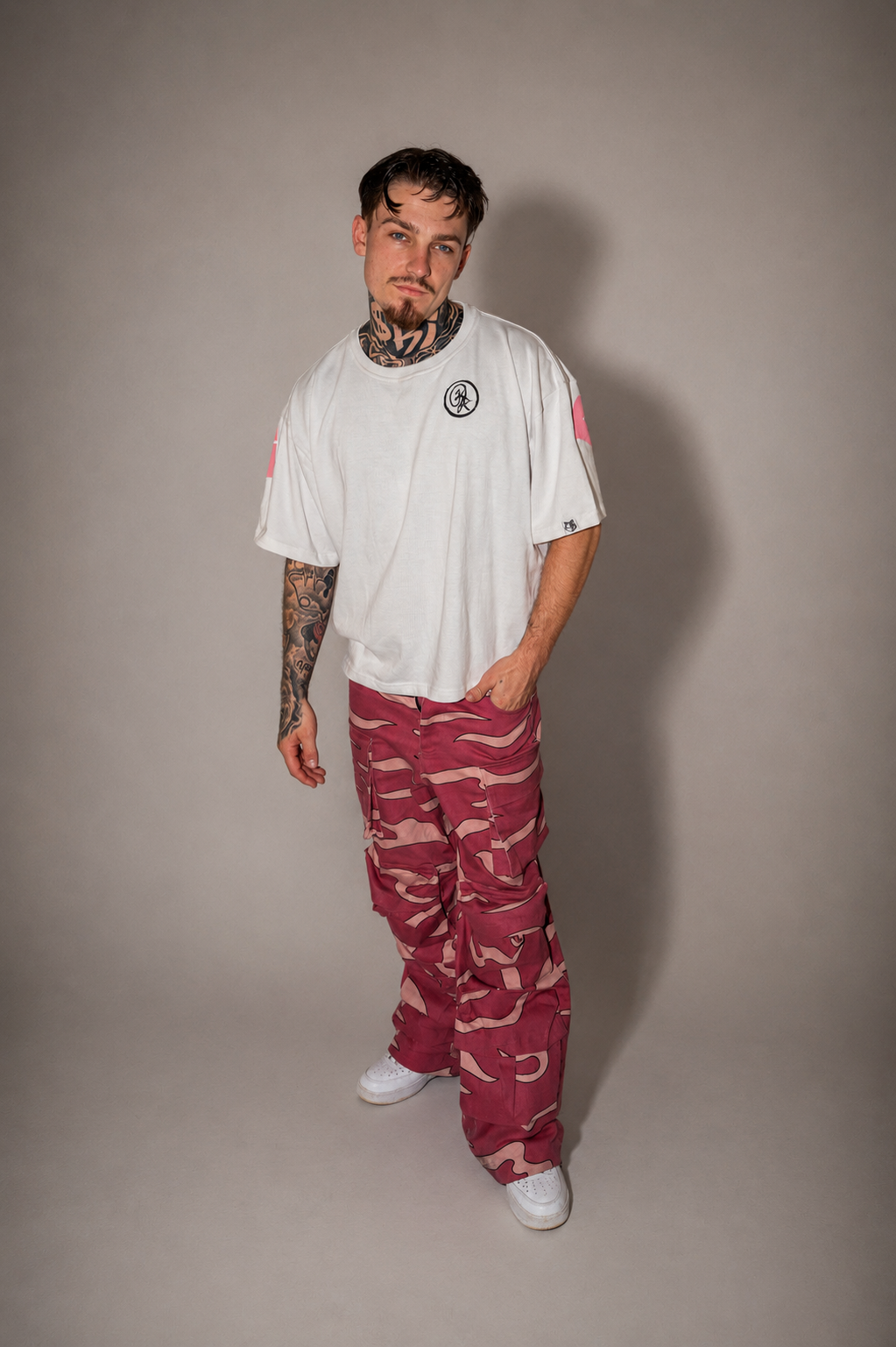 Pink Cargo Pants