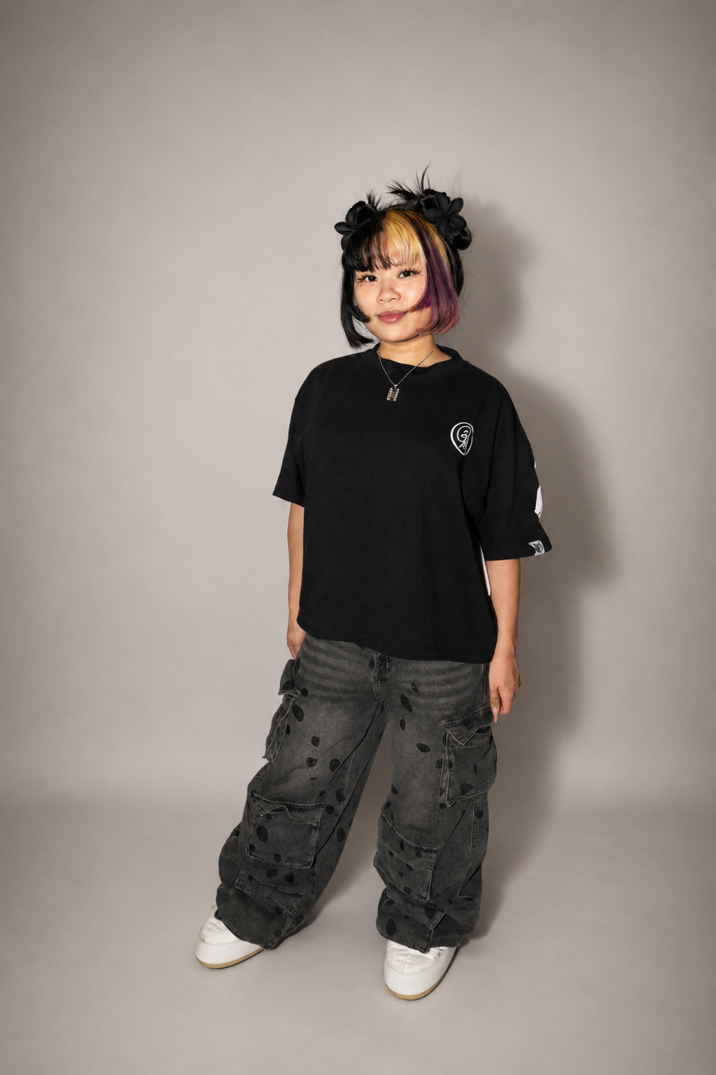 Grey Cargo Pants